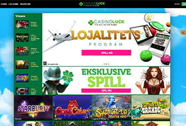 CasinoLuck hjemmeside